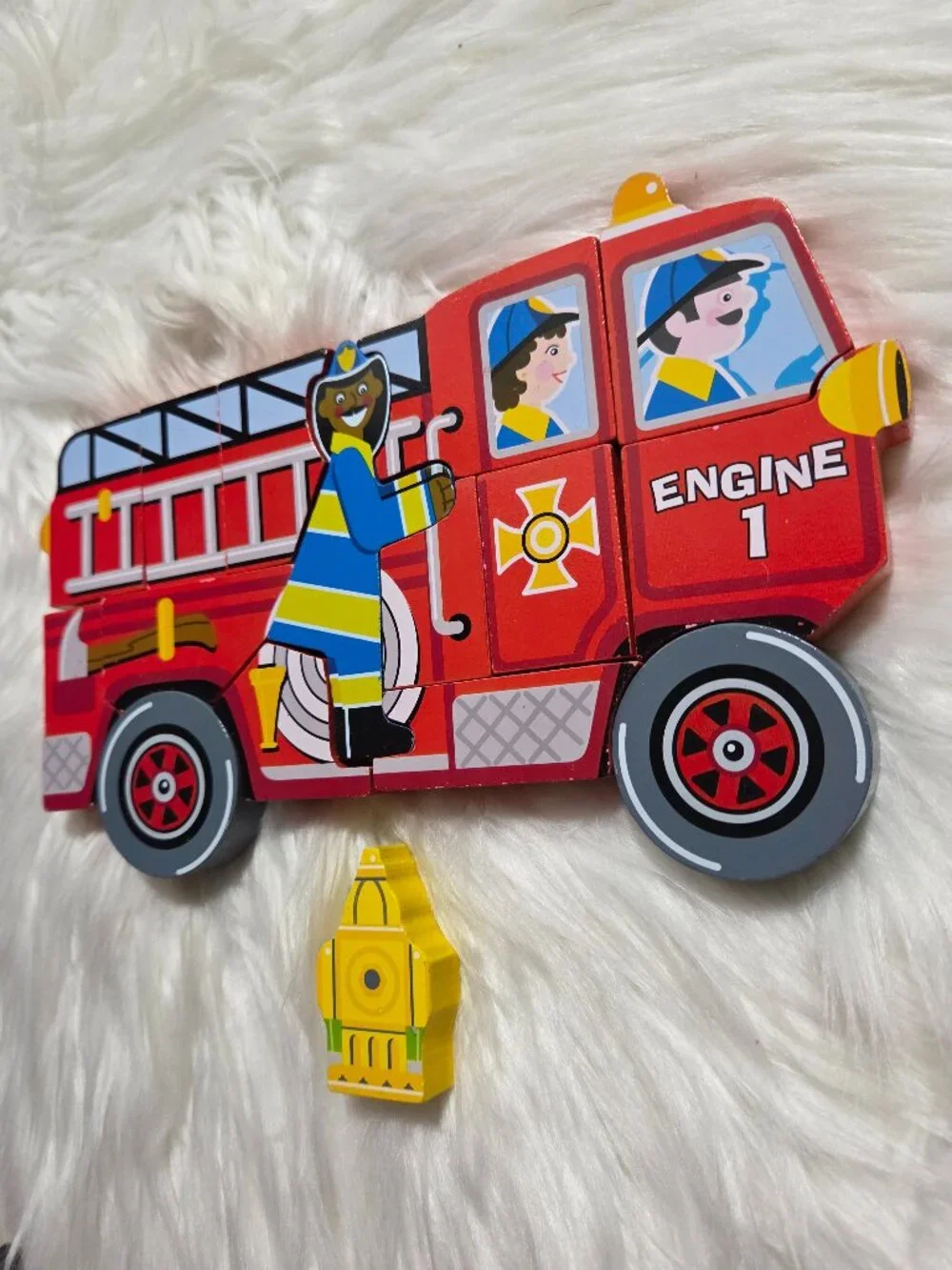 Melissa & Doug Fireman Puzzle (Pieces Only)